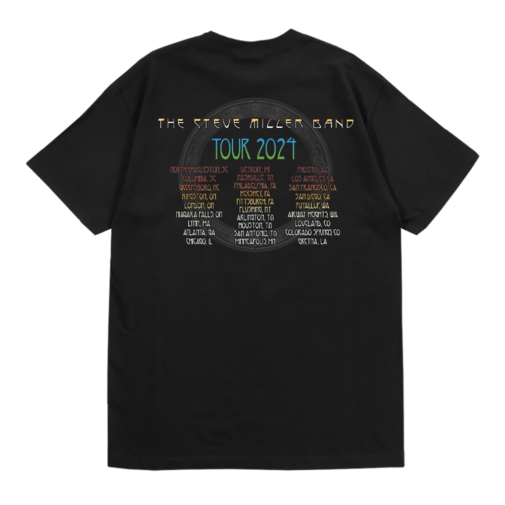 Black T-Shirt Book Of Dreams 2024 Back