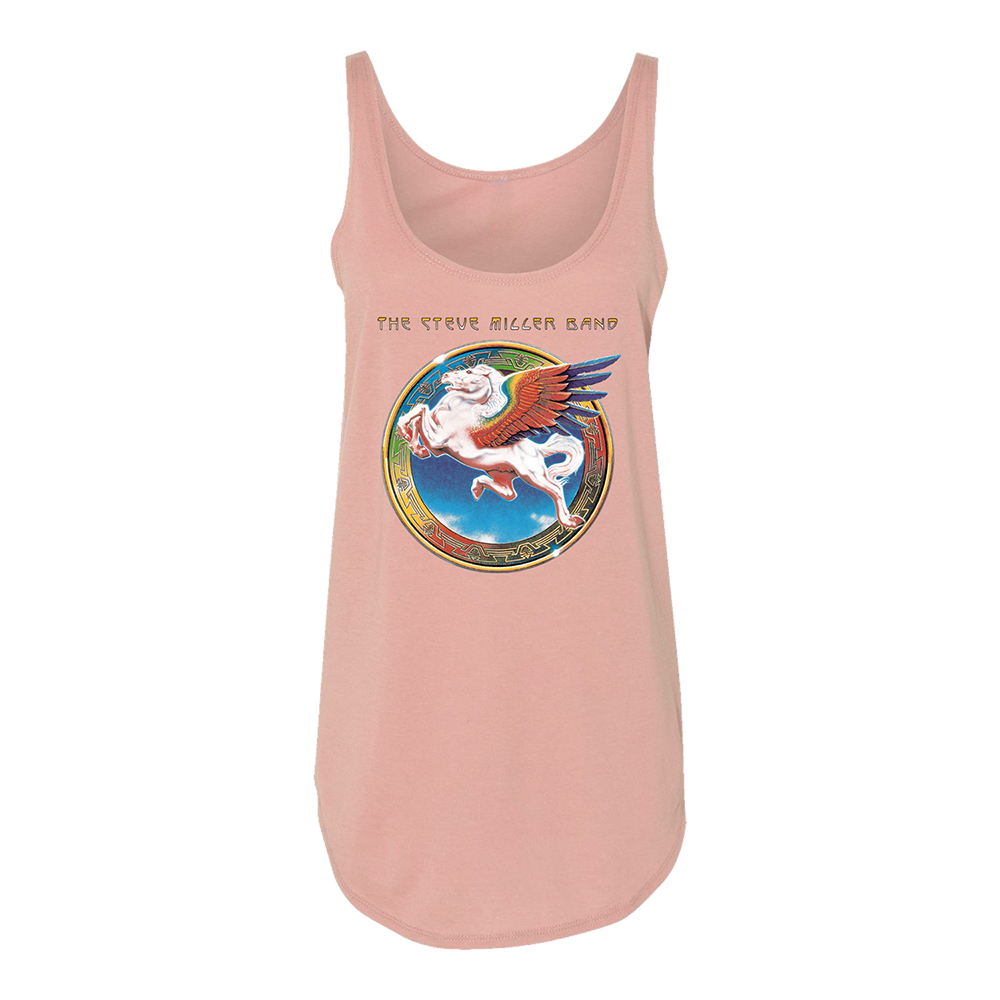 Desert Pink Womens Tank Book Of Dreams Pegasus Front 