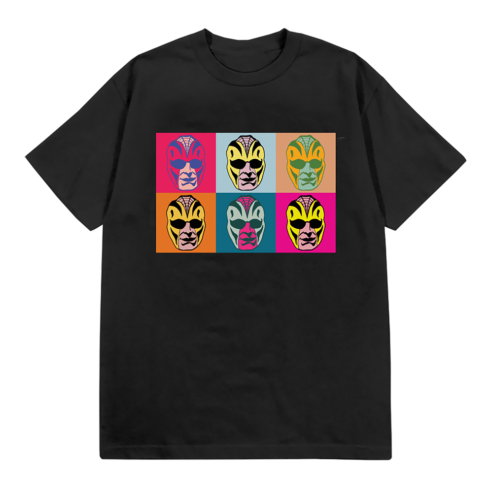 Black T-Shirt Joker Pop Art Front